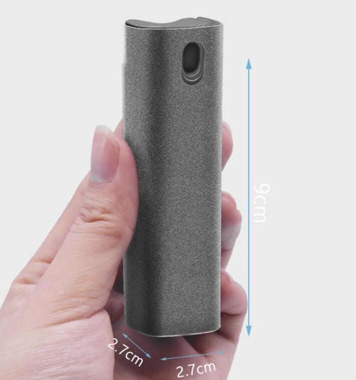 2‑in‑1 screen cleaning kit for phones, laptops, tablets & monitors — dust remover + microfiber cloth