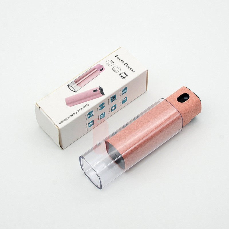 2‑in‑1 screen cleaning kit for phones, laptops, tablets & monitors — dust remover + microfiber cloth